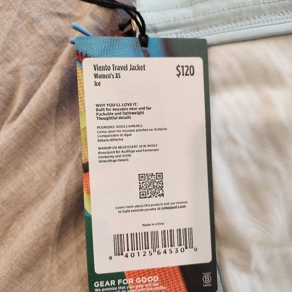 Nwt Cotopaxi viento travel jacket windbreaker - Picture 6 of 14